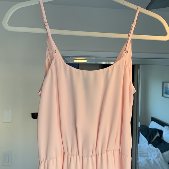 Charles Henry Pink Sheer Maxi dress - Picture 5 of 7